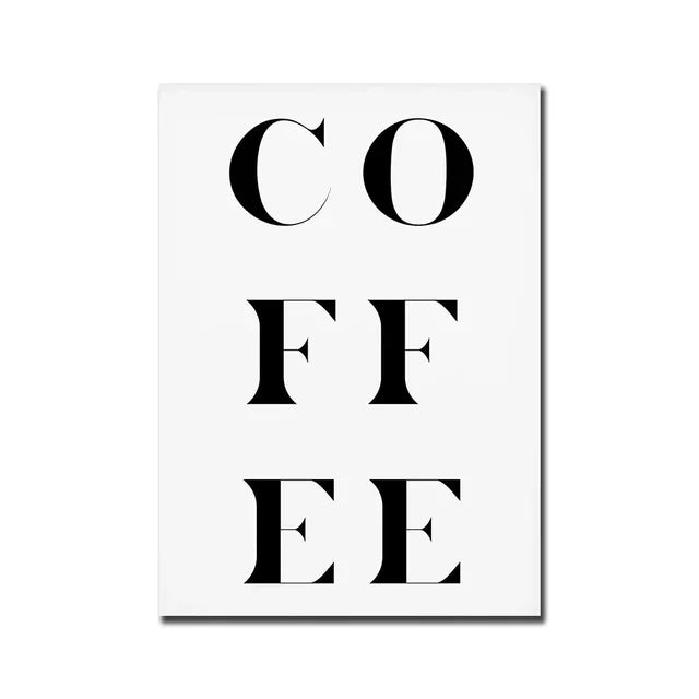 Modern Minimalist Wall Art  Good Morning Coffee Diver HD Sail Print Poster for Living Room Bedroom Pantry Decoration  Home Decor