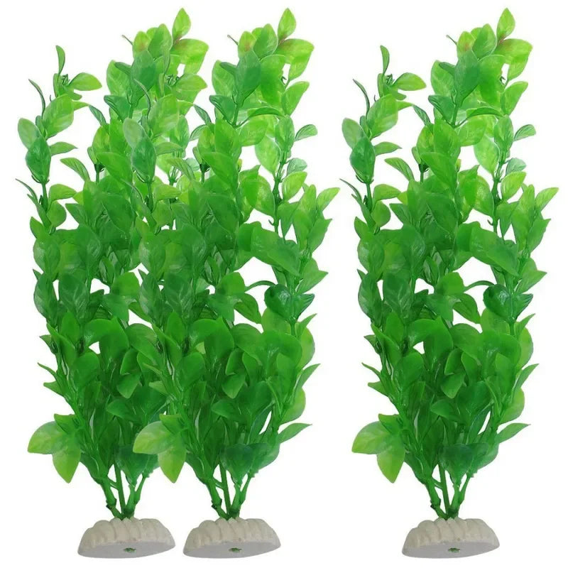 Artificial Grass Aquarium Ornament Plants Water Plant Plastic For Fish Tank Accessories simulation aquatic plant