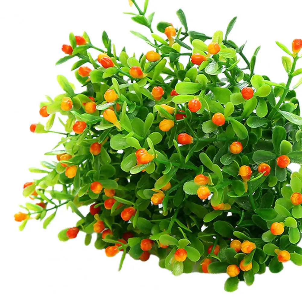 Artificial Plant Vivid Realistic Appearance Photo Props Home Decoration Fake Greenery Grass Ivy Leaf Wreath Silk For Living Room