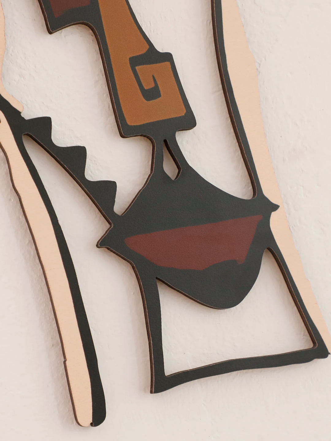 Abstract Face Wall Hanging Wooden Wall Decor Home and Office Decorative Hanging for Living Room Bedroom and Hallway Crafts Gift