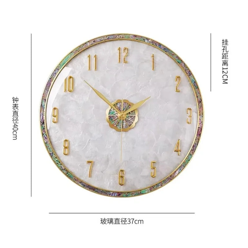 Simple Minimalist Wall Clock Classic Round Mechanical Design Wall Clock Luxury Interior Reloj Pared Decorativo Home Decoration