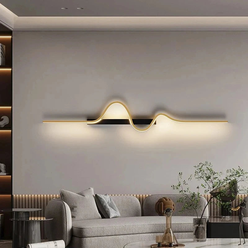 Modern style wall-mounted LED lights, suitable for decorative lighting in living rooms, bedrooms, staircases and corridors.