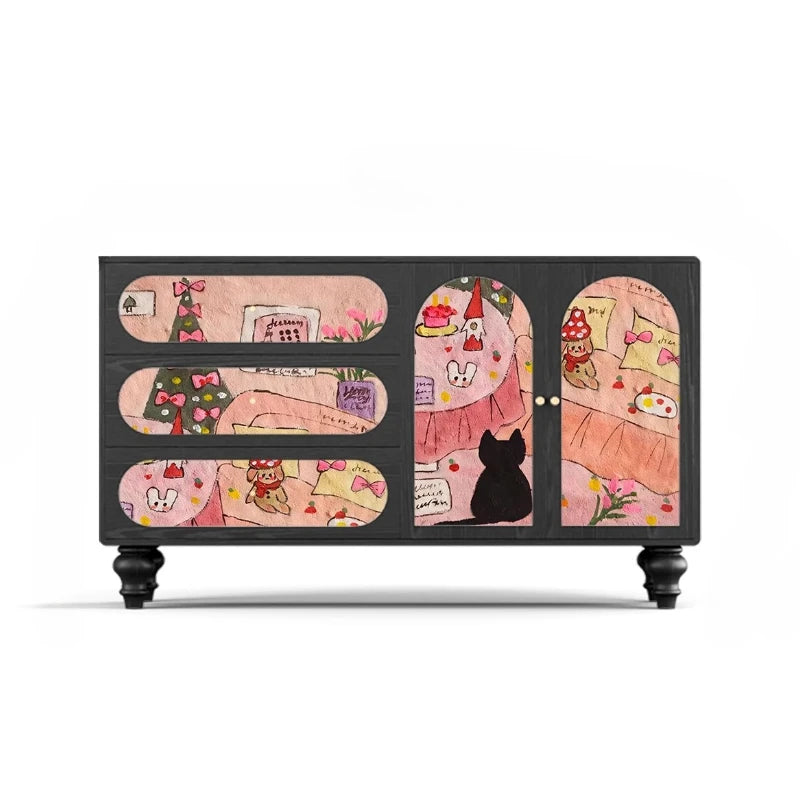 Doors Storage Living Room Cabinet Dining Standing Entryway Drawers Cabinet Modern Sideboard Muebles De Salon Home Accessories