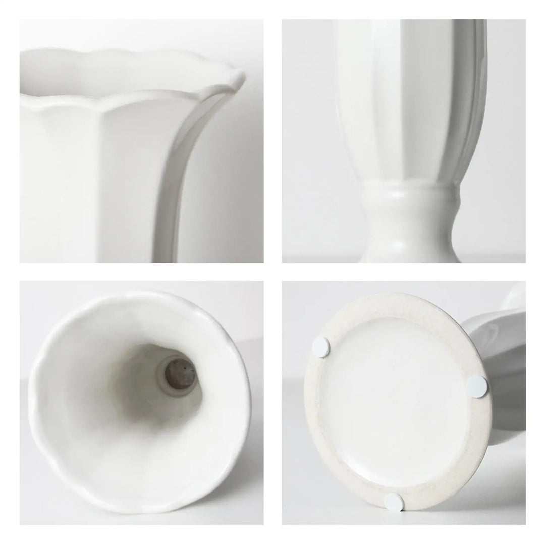 Flower Vase Floral Arrangement Minimalist Aesthetic Modern Container Centerpiece