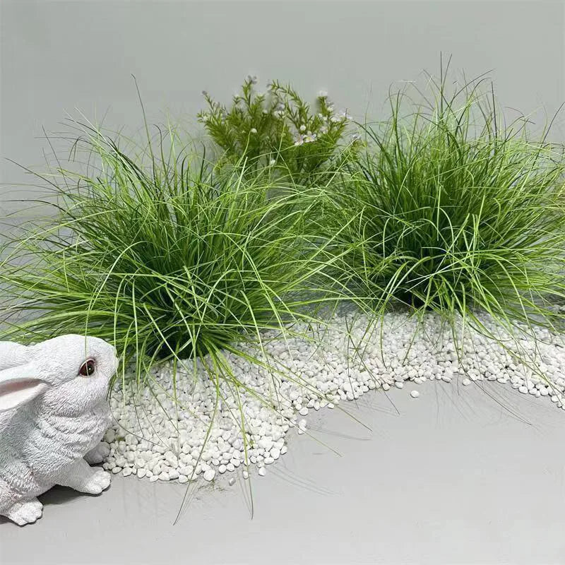 Artificial Onion Grass Green Plant Simulated Fake Plant Indoor Outdoor Grass Minimalist Hotel Decoration Wedding Scene Layout