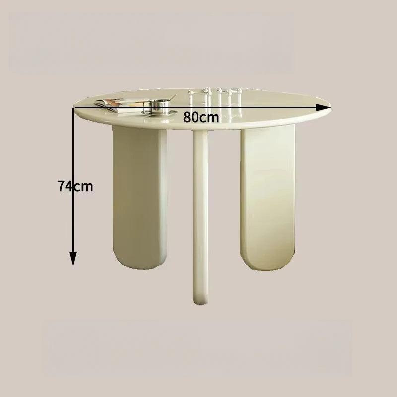 Decorative Tables Living Room Restaurants Kitchen Dining Table Modern Coffee Work Round Complete People Muebles High Quality