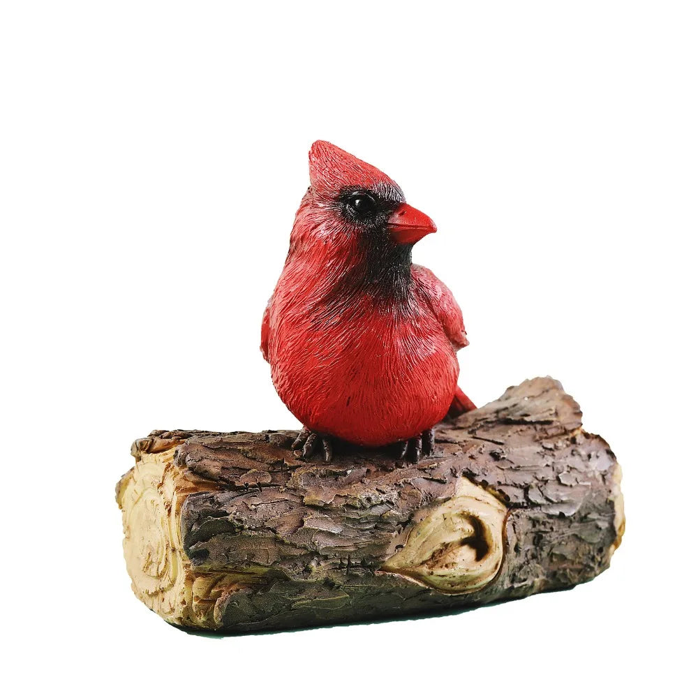 Garden Decor Resin Bird Ornament Figurine Decorative Wall Mount Animal Statue Simulation Miniatures Sculpture Courtyard