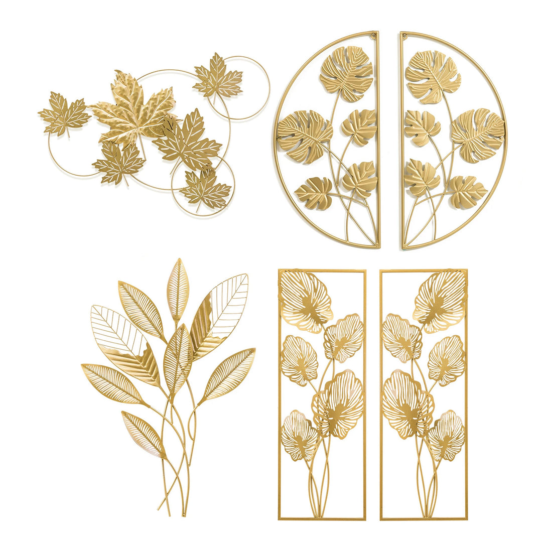 Wall Decor Large Nordic Bedroom Living Room Hanging Metal Modern Accents Art Gold Luxury Decorative Home Wall Decor for Home