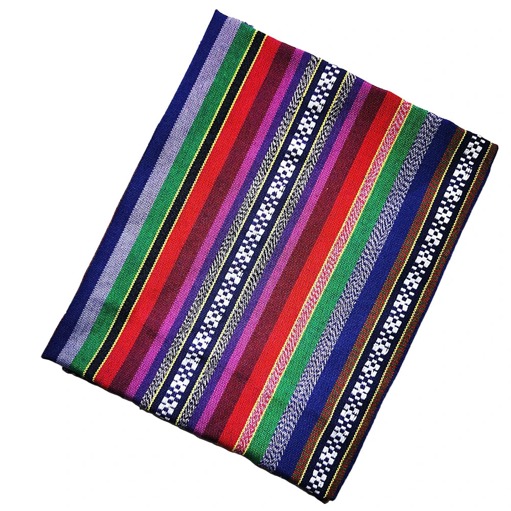 Teramila Ethnic Cotton Linen Fabric 0.5-2Yards Hotel Bar Tablecloth Pillow Sofa Cover Patchwork Curtain Decorative Textile