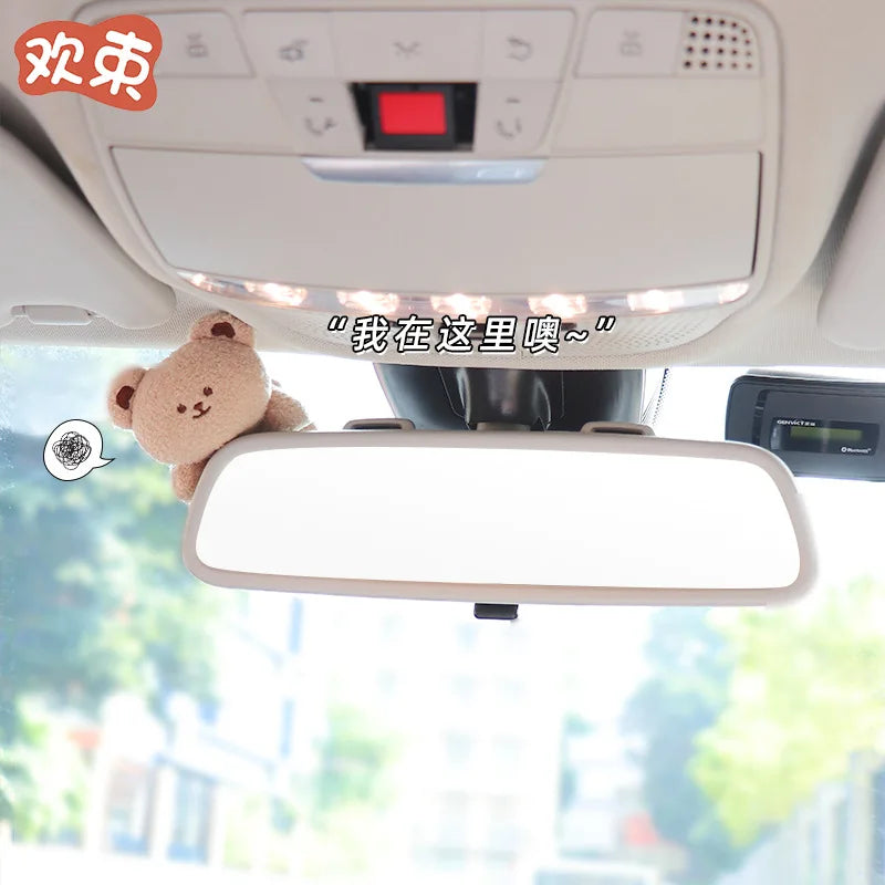 Car Interior Accessories Ornaments Car Screen Center Console Display Ornaments Cute Plush Lying Doll Car Decorative Accessories