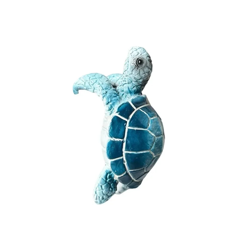 Ornaments  Cartoon Small Turtle Cute 3D Turtle Hanging Decorative Pot Hanging Handmade Simulated Turtle Ornaments Home Decor