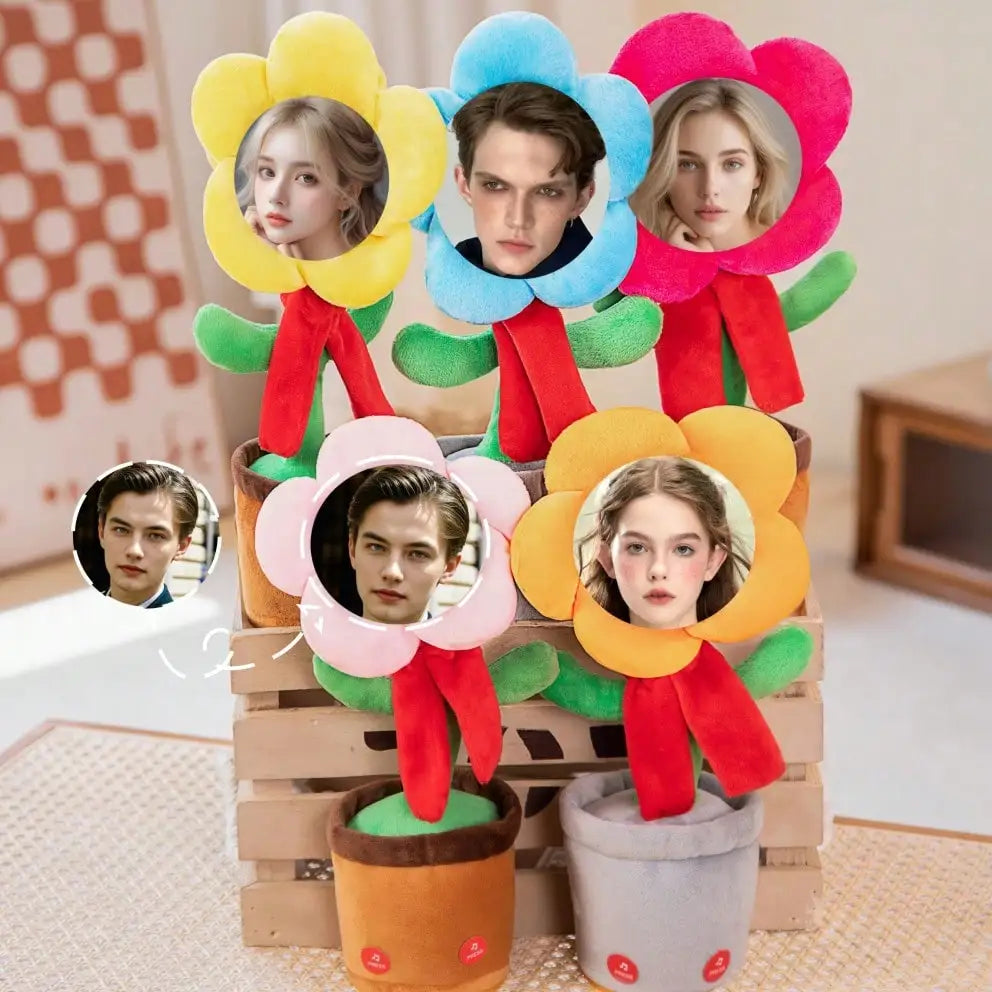 DIY decoration comes to customize plush electric decoration with pictures,singing, dancing,learning to speak,creative decoration