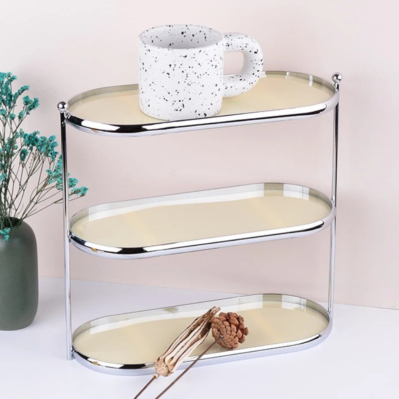 Modern Storage Holders Organizer Makeup Racks Living Room Decoration Display Stand Desk Organization Shelf  Aesthetic Supplies