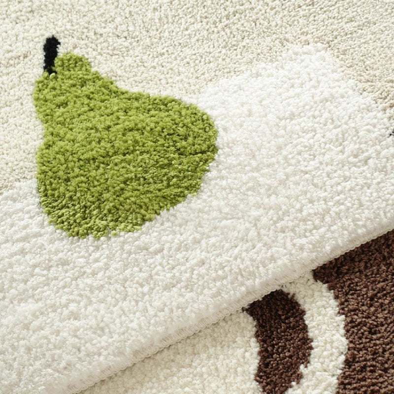 Ins Style Plush Carpet Wear Resistant Easy To Maintain Anti Slip Carpet Household Bedroom