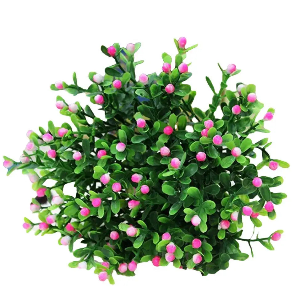 Artificial Plant Vivid Realistic Appearance Photo Props Home Decoration Fake Greenery Grass Ivy Leaf Wreath Silk For Living Room