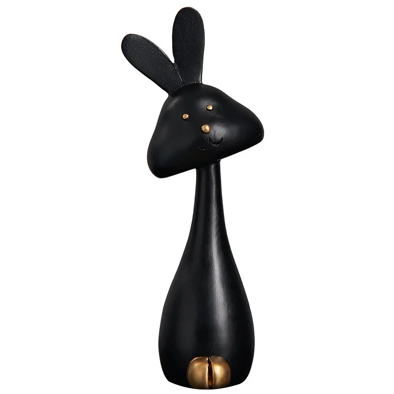 1PCS Nordic Minimalist Resin Decorative Figurines for Table Living Room Entryway Home Decor Creative Kids Bedroom Room Design