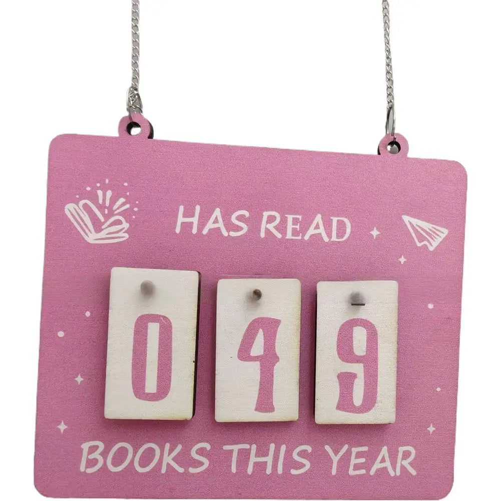 Hanging Bookshelf Decoration Home Festival Decoration Gifts ﻿ Hanging Bookshelf Counter Bookish Decor Reading Record Board