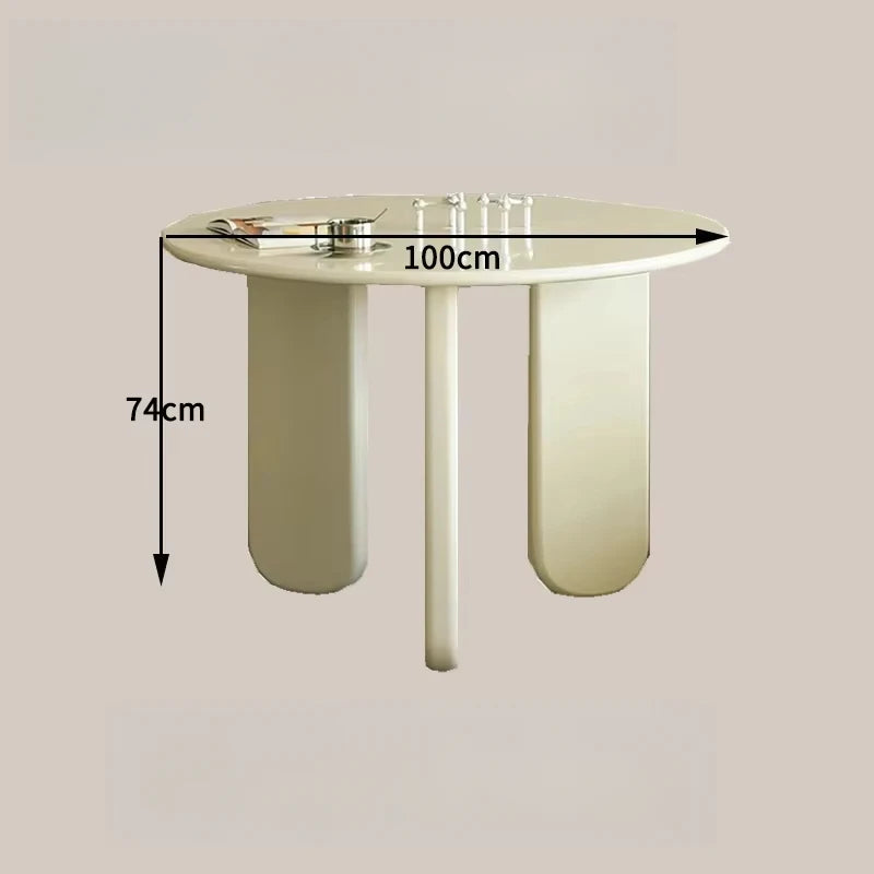 Decorative Tables Living Room Restaurants Kitchen Dining Table Modern Coffee Work Round Complete People Muebles High Quality