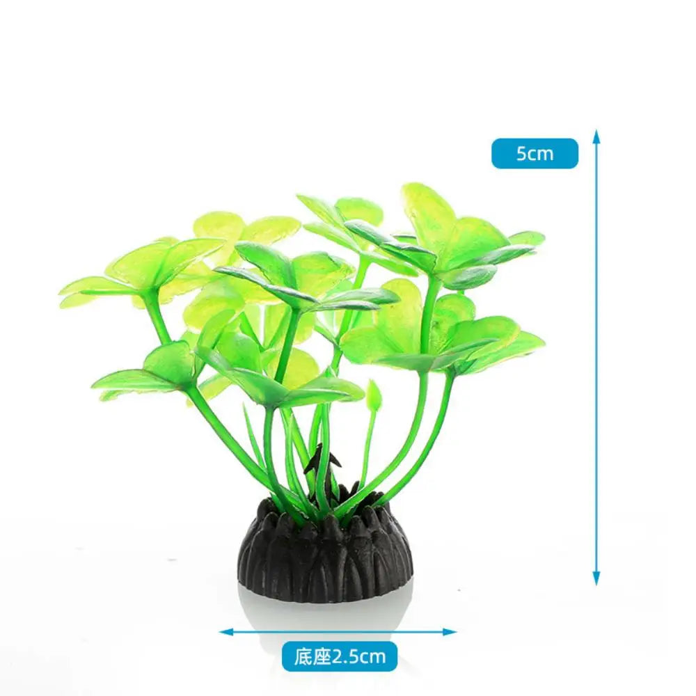 Artificial Underwater Plastic Plants Aquarium Decor Fish Tank Aquatic Fake Shrub Green Water Grass Viewing Simulation Decoration
