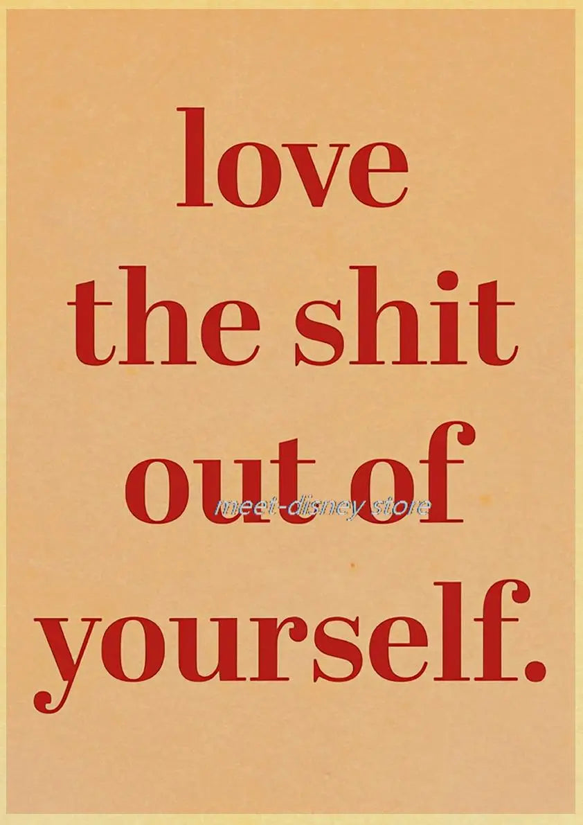 Maximalist Love Is A Way Of Being' Poster Pink Love Nostalgia Wall Art Living Creative Canvas Room Picture Home Painting Decor