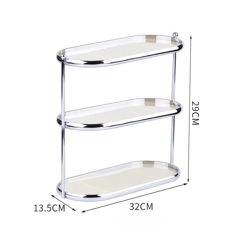 Modern Storage Holders Organizer Makeup Racks Living Room Decoration Display Stand Desk Organization Shelf  Aesthetic Supplies