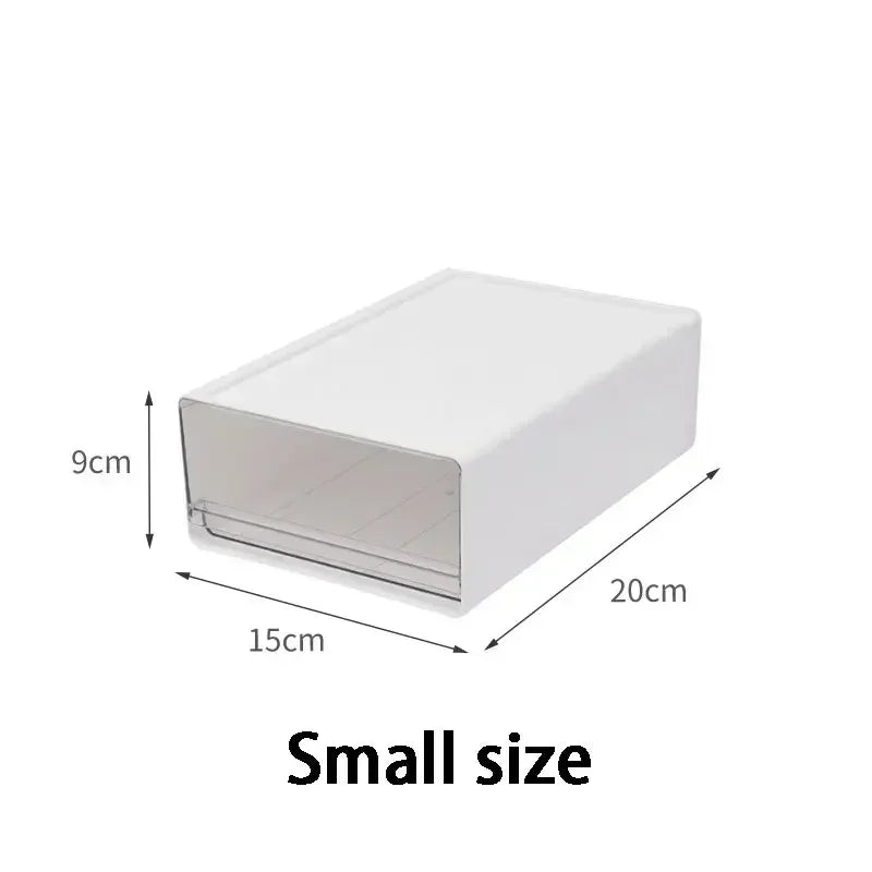 Desktop Transparent Storage Box Drawer Style Storage Multi Functional Non Occupying Stable Large Capacity Practical Storage Box
