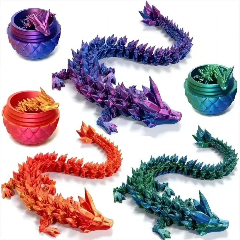 Home Decor Items Make Fun Decoration Accessories for Home and Office Dragon Retro 3D Printed Dragon Egg Funny Gifts Desk Crafts