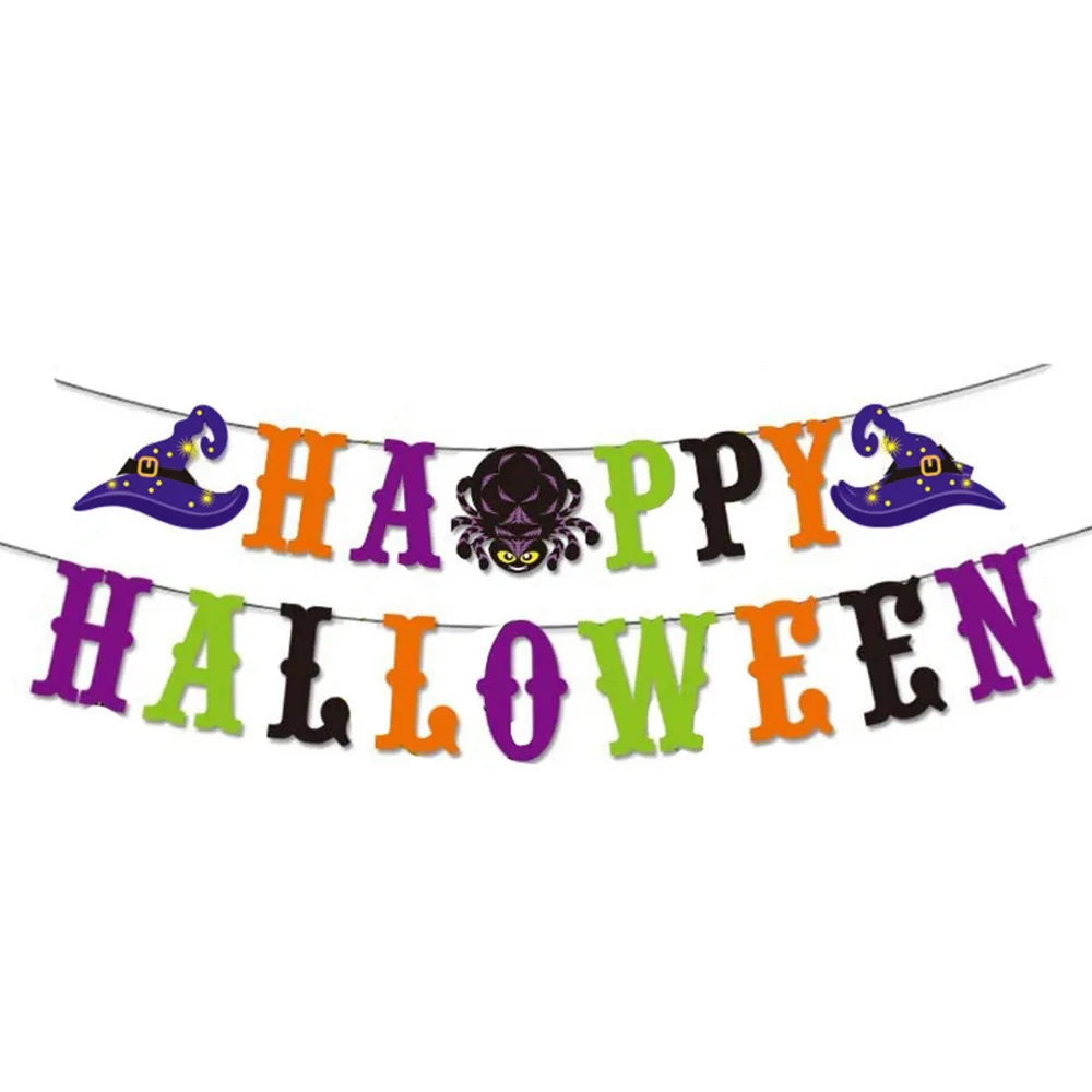 Halloween Decoration Banner for Home Living Room Decoration Halloween Party