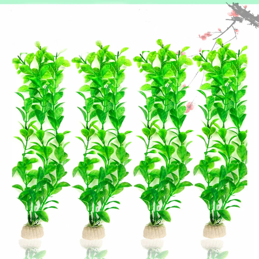 Artificial Plants Aquarium Simulation Craft Grass Decor Long Lasting Plastic Garden Indoor Replacement Fake Ornament