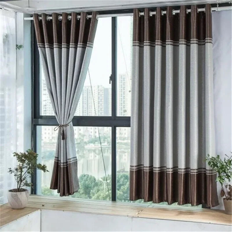 20 models of Modern  full blackout curtains thick short for Living Room Window curtain Bedroom kitchen  short curtain Specials
