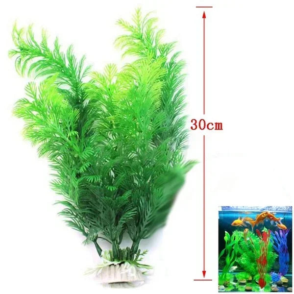 Aquarium Simulation Plant Aquatic Artificial Grass Aquarium Ornament Plants Water Plant Plastic for Fish Tank Underwater Plants
