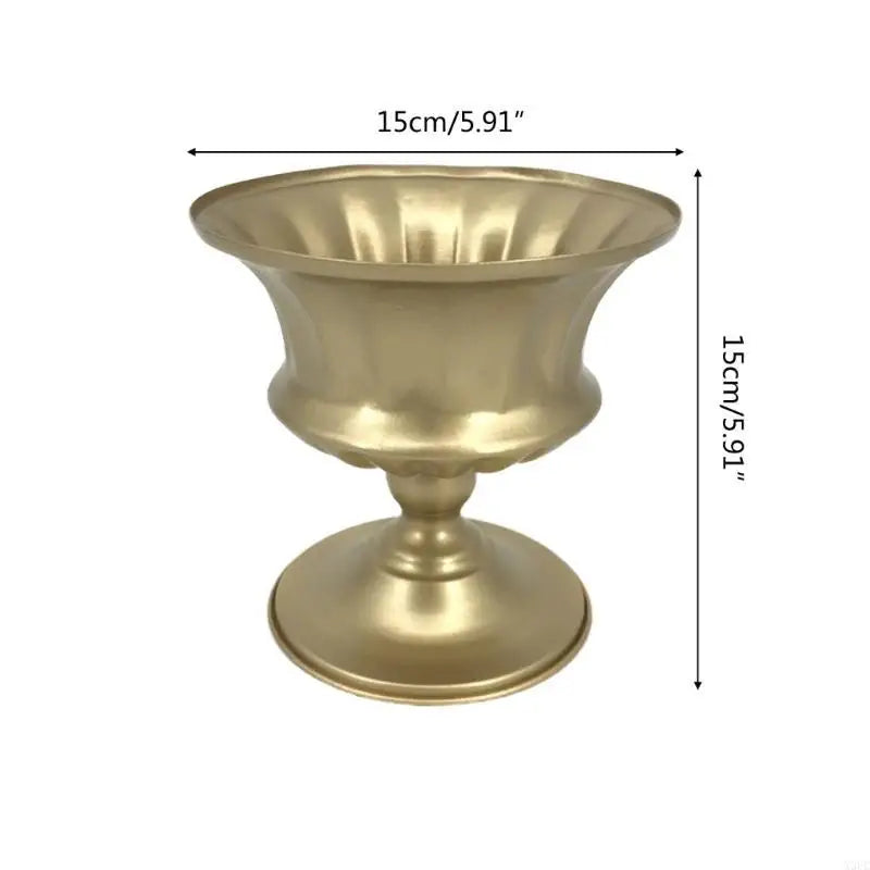 Flower Vases Iron Flower Pots European Plant Vase Dried Flower Holder Decorative Flower Arrangement Vases 3 Colors X3UC