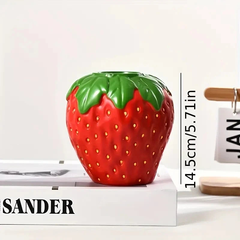 Creative Strawberry Shaped Vase for Flower Arrangement Living Room Home Decoration Decoration Flower Pot