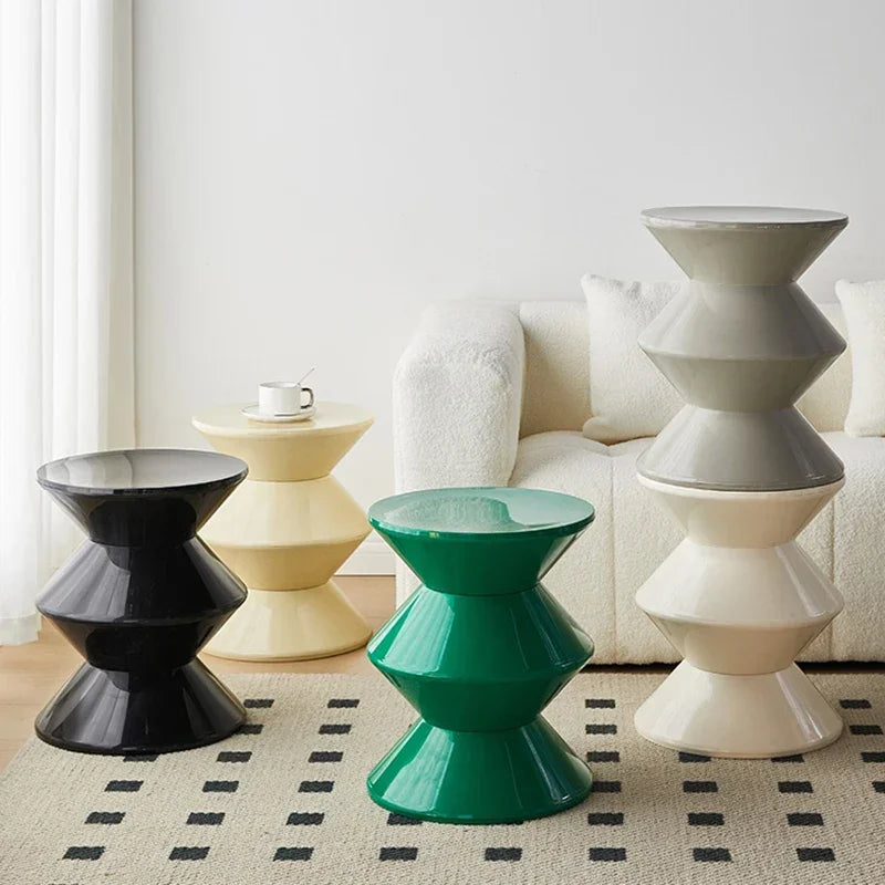 Minimalist Design Plastic Stools Nordic Bedroom Comfortable Vanity Stools Luxury Modern Home Furniture Cosmetische Kruk