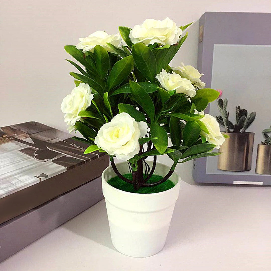 Artificial Fake Plants Bonsai Small Tree Pot Plants With Pot Potted Ornaments For Home Decoration Hotel Garden Decor Bonsai