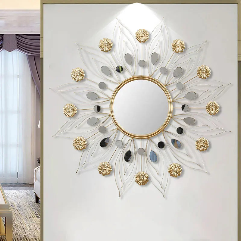 Accent Mirror Decor Customized Glass Decorative Style