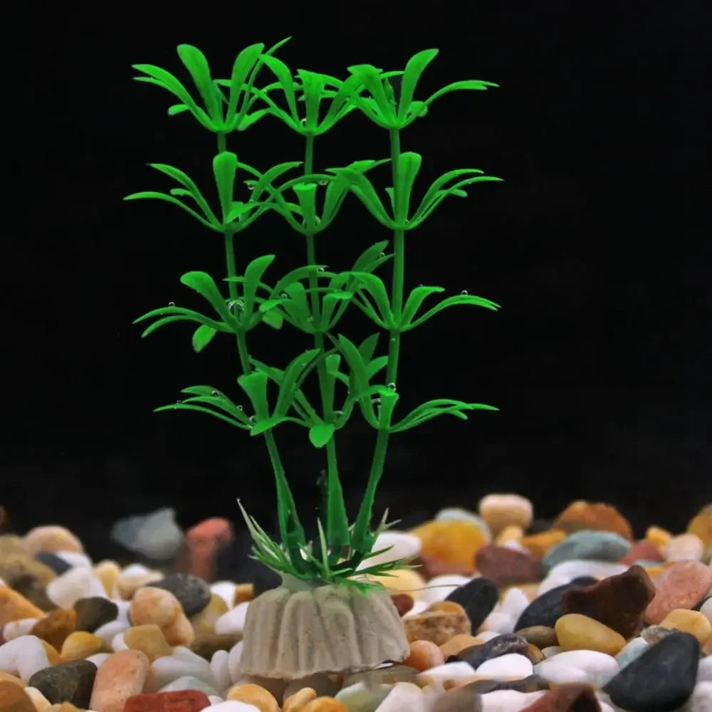 Artificial Aquarium Decor Plants Water Weeds Ornament Plastic Aquatic Plant Fish Tank Decorate Aquarium Accesories