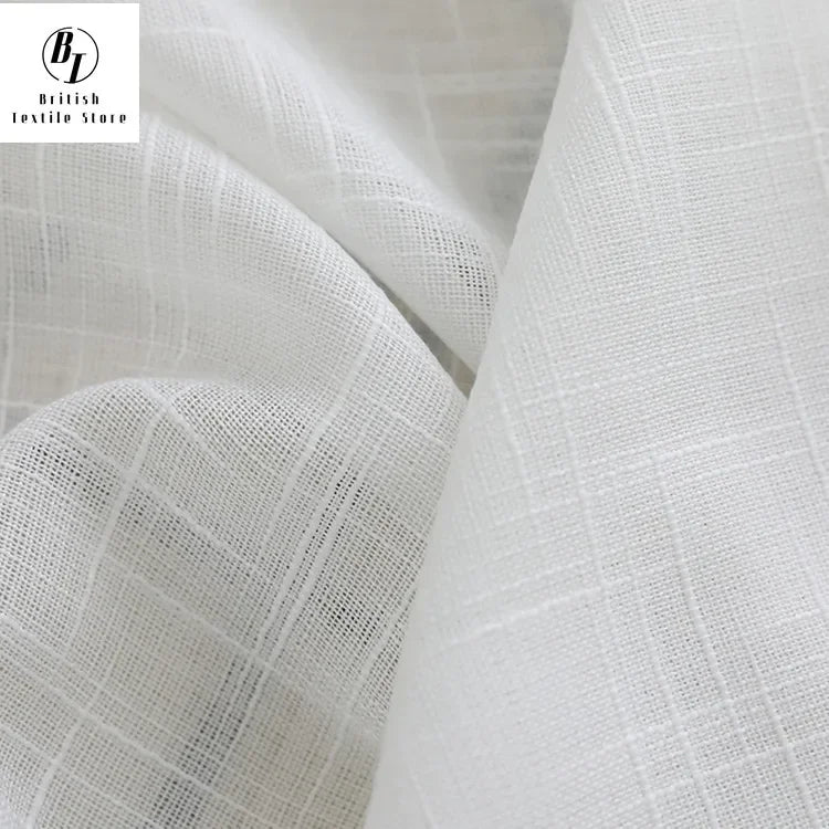 Fashion Modern Curtains for Living Dining Room Bedroom Simple Solid Color Cotton and Linen Fabric Curtains Can Be Used Door