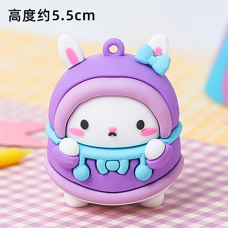 Home Decorative Statues Cake Topper Decorated with Cute Forest Animals Dinosaurs Bears Rabbit Circus Clowns Statues Mini Version