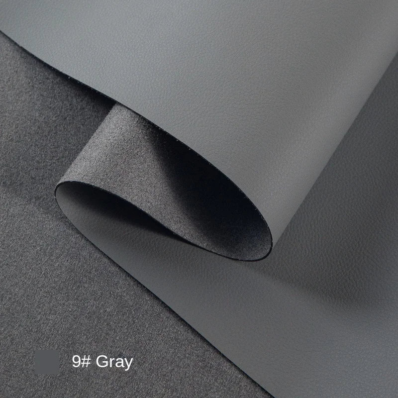 Litchi Textured Leather Fabric Wear-resisting for Sofa Furniture Soft Bag Background Wall Designer Diy Sewing Material Cloth