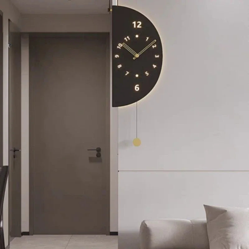 Electronic Desk Silent Interior Digital Wall Clock Noiseless Noiseless Living Room Home Design Mechanism Garden Decor Decoration