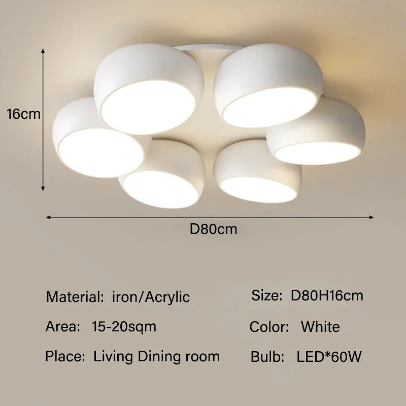 New style, simple, modern and elegant living room main light, office lighting, bedroom minimalist ceiling light