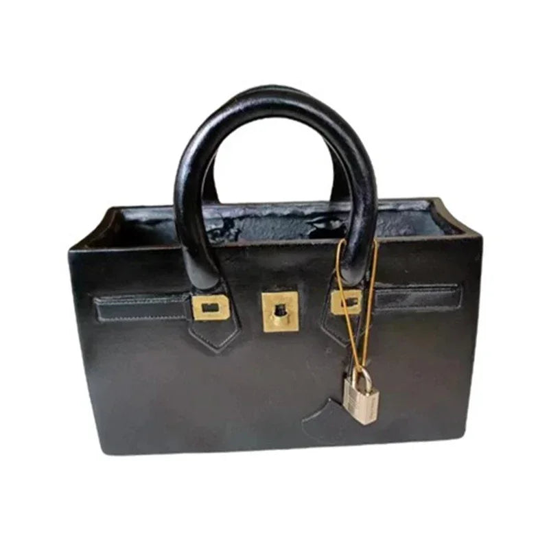 Vase Bag Dried Flowers Pots Tabletop Ornaments Art Flower Vases Bedroom Ikebana Modern Home Interior Wedding Decoration