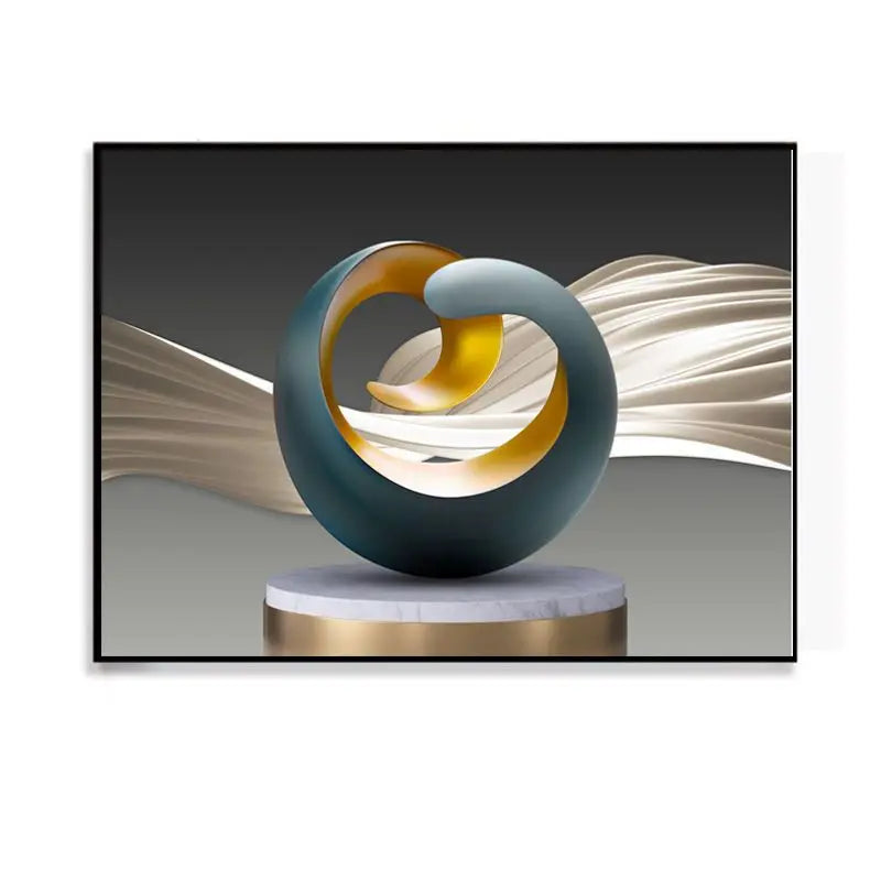 Electric Meter Box Decor Power Switch Hide Cover Wall Canvas Poster Paintings 50X40cm Home Design Painting Decorative