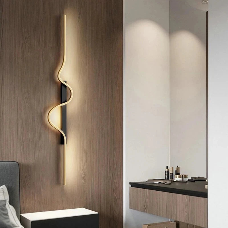 Modern style wall-mounted LED lights, suitable for decorative lighting in living rooms, bedrooms, staircases and corridors.