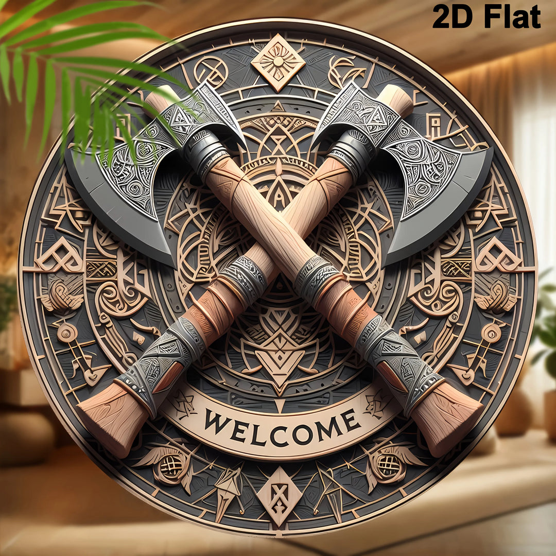 Round wooden wall decor for home, porch, living room and office - perfect gift for men, wood panel wall decoration