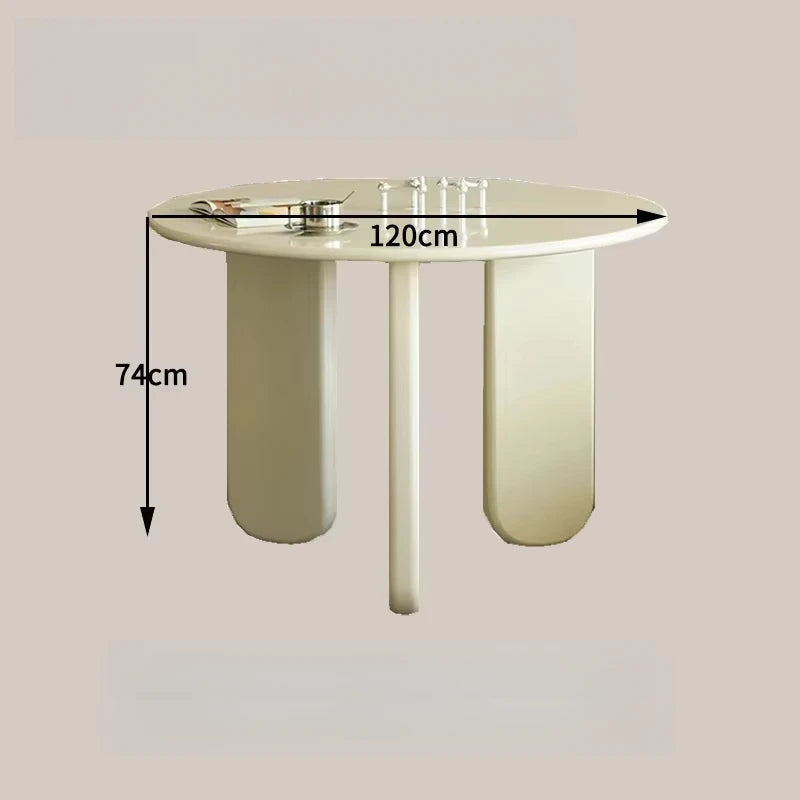 Decorative Tables Living Room Restaurants Kitchen Dining Table Modern Coffee Work Round Complete People Muebles High Quality