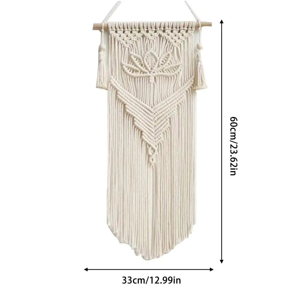 Home Decoration Bohemian Macrame Woven Wall Hanging Boho Room Geometric Tapestry Nordic Art Beautiful Apartment Room Decor Gift