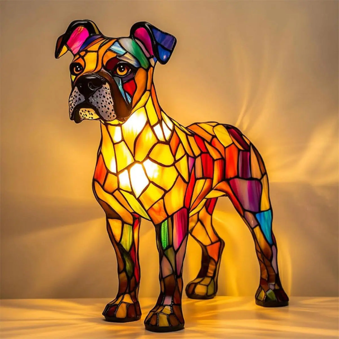 Fun Unique Artistic Cute Dog Shaped Decorative Ornament Small Night Light Modern New Design Atmospheric Lighting