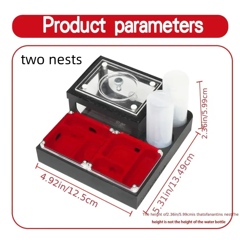 Ant Farm with Indepedent Rooms for Ants keeper , Ant Hill House Nest for Small and Middle Ants Colony